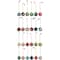 Hello Honey® 24 Pack 1" Round Hand-Painted Paper Mache Ball Ornaments